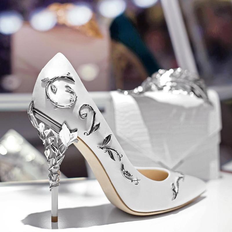 CREATEME™ Elegant Wedding Shoes + Clear Heel Pumps - Winfinity Brands