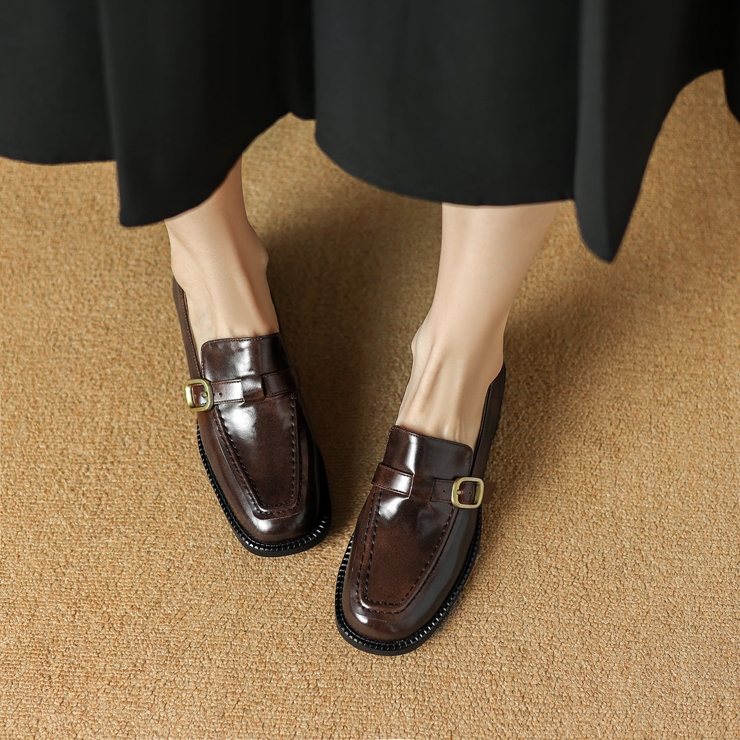 Women's Leather Handmade Loafers ClassicCharm Heritage