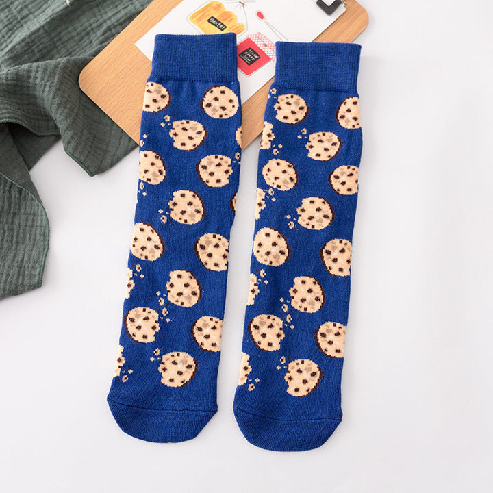 3 Pairs "Become a Fruit" Cotton Socks Women's Socks