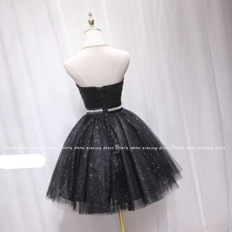 Strapless Sparkly Homecoming Dresses Cocktail Dress