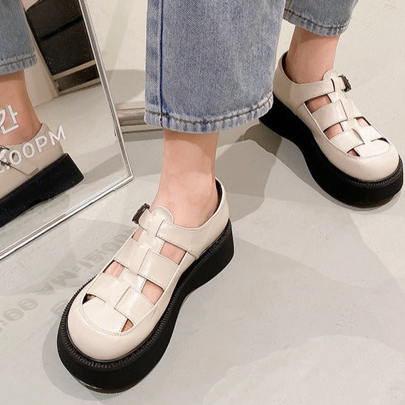 Women's Summer Closed Toe Hollow Out Sandals